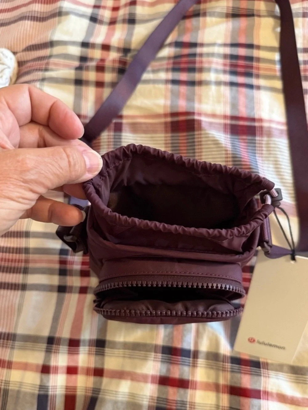 lululemon athletica Small Crossbody Bag in Plum